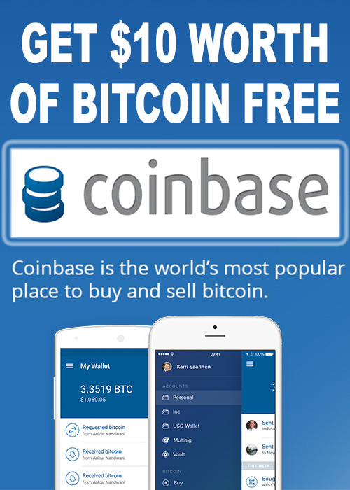 Earn $10 with a New Coinbase Account